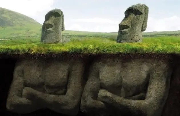 Easter Island Head Statues 1