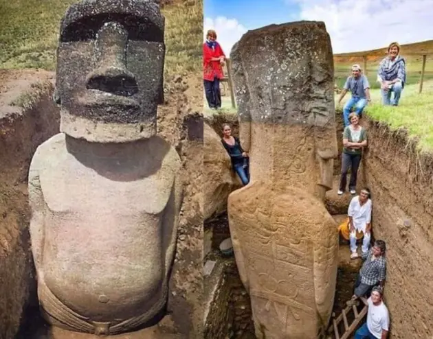 Easter Island Head Statues 3