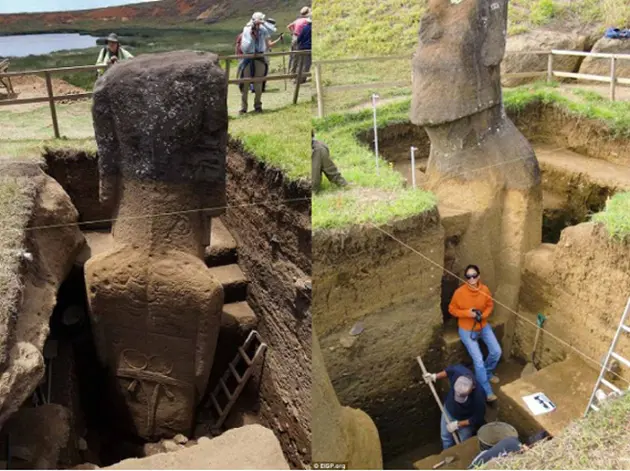 Easter Island Head Statues 5