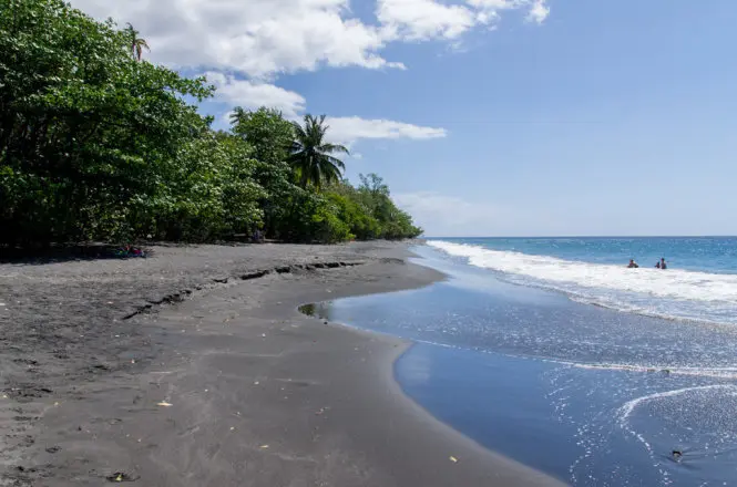 Anse Céron Beach in the Caribbean