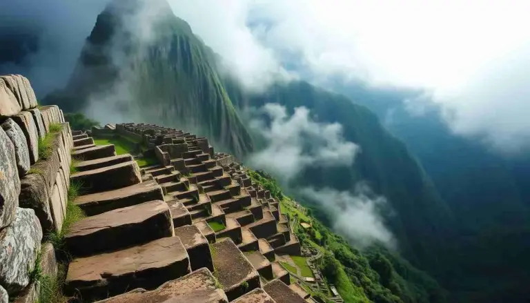 Huayna Picchu Stairs Of Death 2