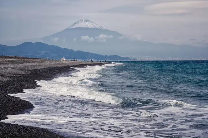 Miho no Matsubara Beach in Shizuoka, Japan