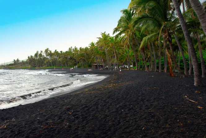 Punalu'u Beach in Hawaii