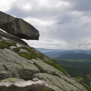 The Miraculous Hanging Rock In Siberia