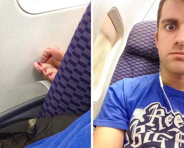 Why You Should Never Take Off Your Shoes On A Plane