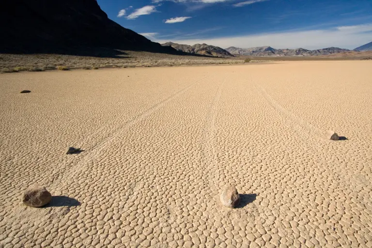 The Mystery Of The Walking Rocks In Death Valley, California 2