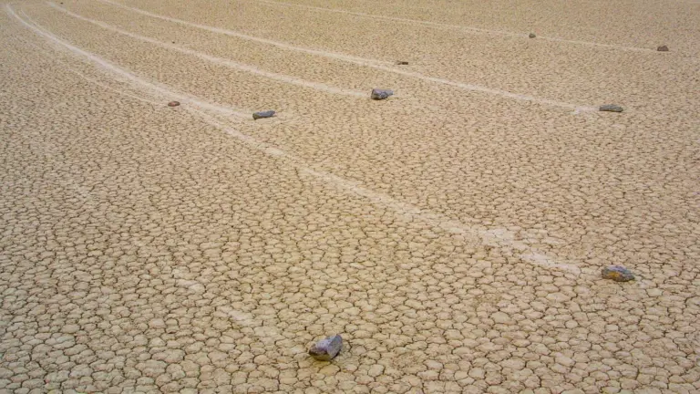 The Mystery Of The Walking Rocks In Death Valley, California 3