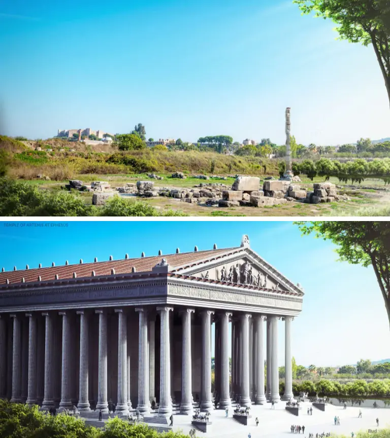 The Temple Of Artemis At Ephesus