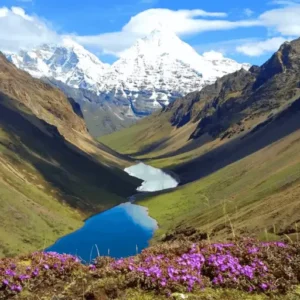 Mount Jomolhari In Bhutan