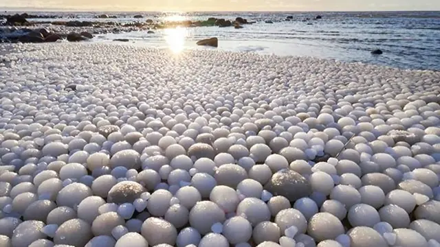 Thousands of 'Ice Eggs' Discovered on a Finnish Beach 5