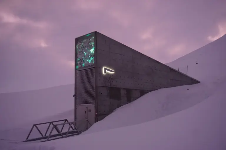 Exploring The Global Doomsday Seed Vault On Svalbard Island, Norway