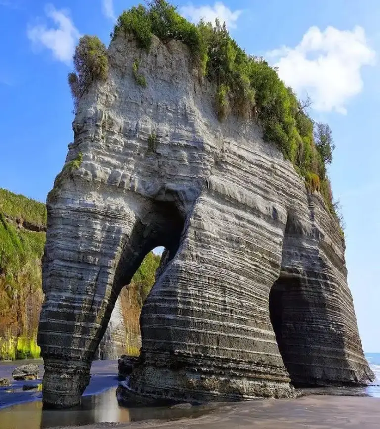 Tongaporutu Beach, New Zealand