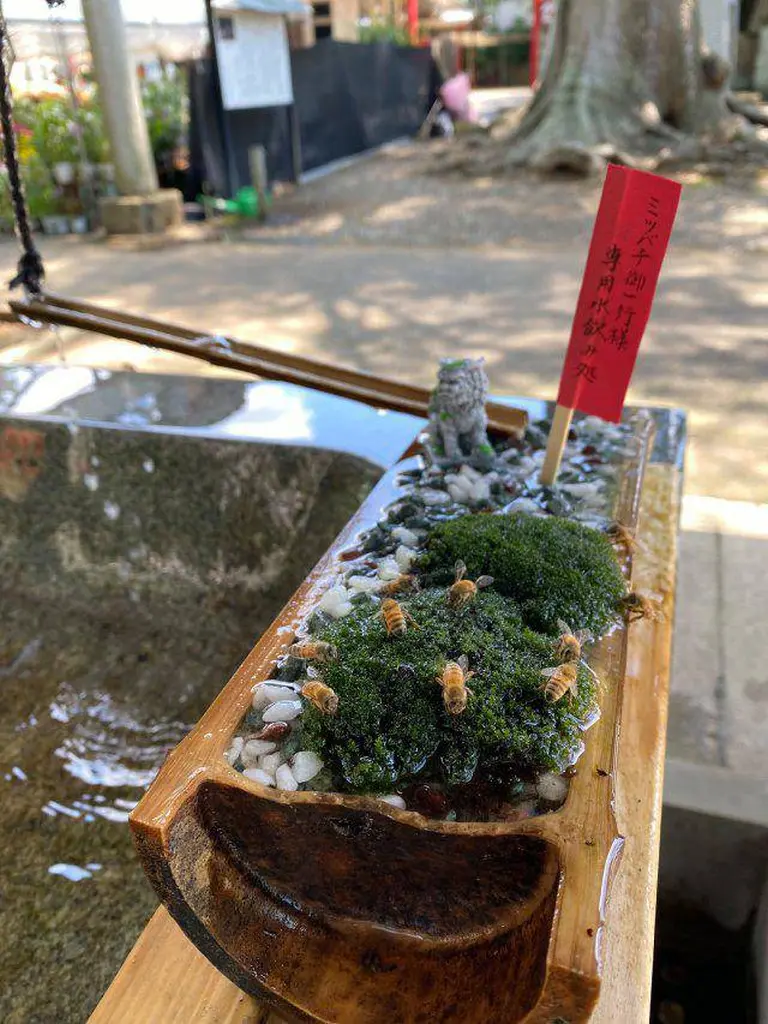 The Japanese Shrine That Built A Tiny Water Temple Just For Bees 2