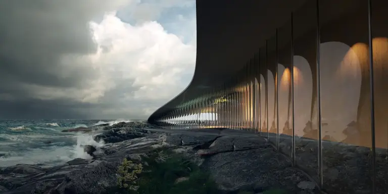 Uniquely designed whale watching museum in Norway 4