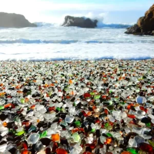 Glass Beach In Fort Bragg