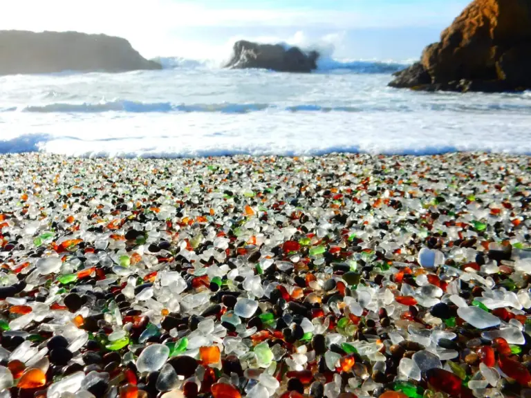 Glass Beach In Fort Bragg