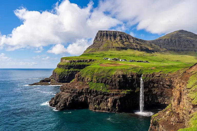 Gásadalur village homes (Faroe Islands)