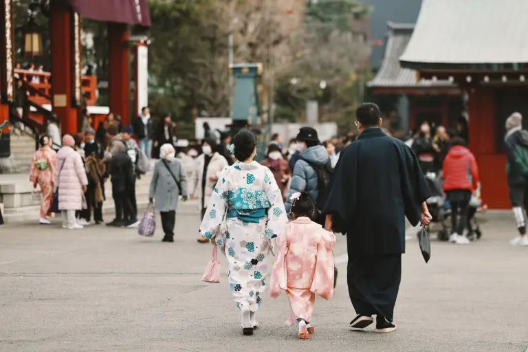 Praying For Peace At A 1,400-year-old Temple In Tokyo At The Start Of The Year 1