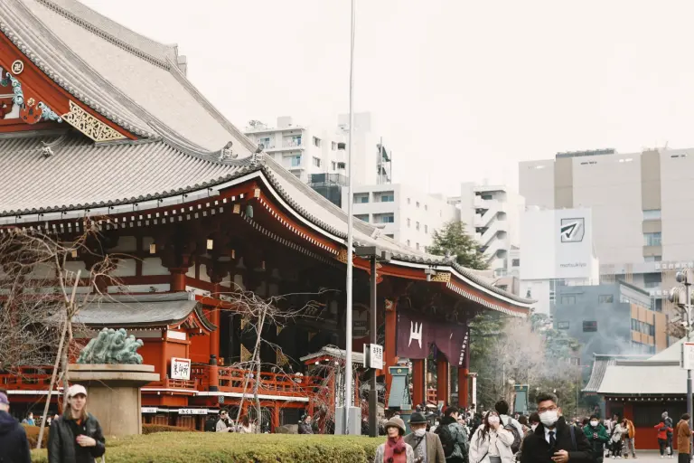 Praying For Peace At A 1,400-year-old Temple In Tokyo At The Start Of The Year 4