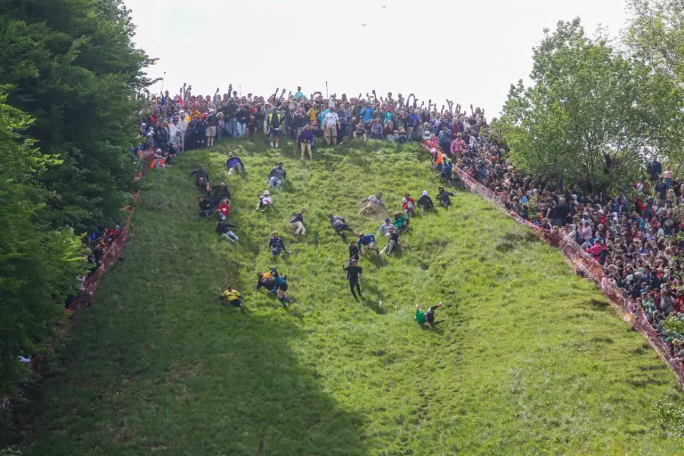 Cheese Rolling In Gloucestershire